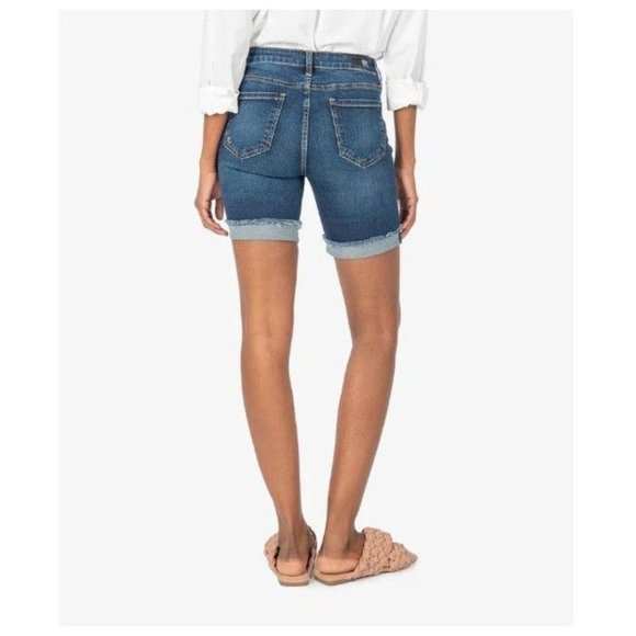 Kut from the Kloth Catherine Boyfriend Shorts - NWT - Size 2 - Picture 2 of 7